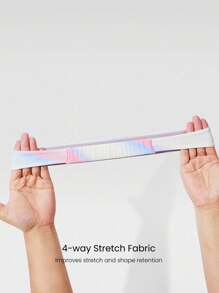 GLOWMODE FeatherFit™ Bộ 2 băng đô mềm mại co giãn nhuộm màu pastel dành cho phòng tập thể dục, phòng thu, du lịch, kỳ nghỉ, trang phục thể thao hàng ngày - Nhiều màu - Xem 5