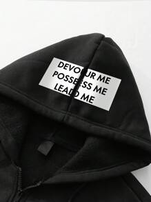 Manfinity EMRG Sudadera abierta de hombre talla grande, de moda para el verano - Multicolor - Ver 3