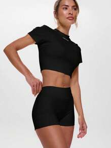 Musera Sport Quần đùi thể thao năng động, thích hợp cho tập luyện thể dục tại phòng gym. - màu đen - Xem 5