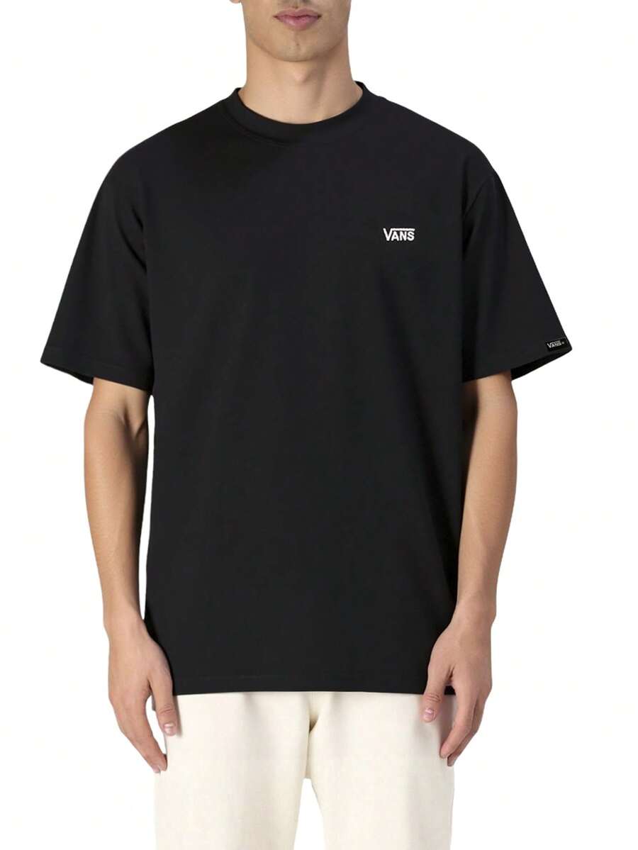 Vans 左胸 2 宽松 短袖 黑色 - 黑色 - 查看 1