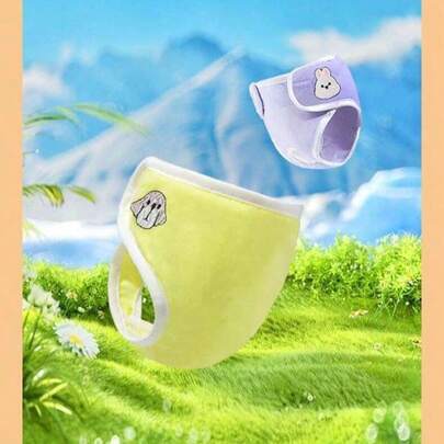 1PC Pet Physiological Pants Dog Diaper Underwear Reusable Washable Female Dog Period Pants Soft Breathable Sanitary Panties Adjustable Belly Band For Small Medium Dogs Heat Season Care Comfortable Pet Hygiene Pants Anti-Leak Protection