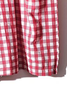SHEIN MOOSTA Quần short kẻ caro rộng rãi có túi đôi thắt eo mùa hè dành cho nữ cỡ lớn - Nhiều màu - Xem 5