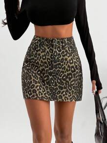 EURMUSE 高腰休闲风白色长裙 - 彩色 - 查看 7