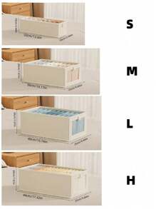 1 Stück faltbare Kleidungsaufbewahrungsbox, Stofforganizer für Kleiderschrank zum Sortieren von Kleidung & Jeans, Aufbewahrungsbox für Wohnzimmer-Spielsachen & verschiedene Artikel, Weihnachtsgeschenk