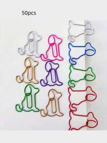 15/30/50 chiếc kẹp giấy hình chú chó ngộ nghĩnh dễ thương kẹp giấy đánh dấu trang sổ kế hoạch vui nhộn đồ dùng học tập văn phòng quà tặng đồ trang trí đám cưới đồ trang trí Halloween, tiệc sinh nhật, màu sắc ngẫu nhiên quà tặng Giáng sinh cho ngày lễ, trở lại trường, đồ dùng học tập, đồ trang trí mùa thu - Bộ - Xem 10
