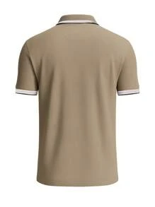 Hugo Boss Áo thun nam cổ polo tay ngắn kẻ sọc thường ngày - 338 Màu nhạt/Màu pastel - Xem 5