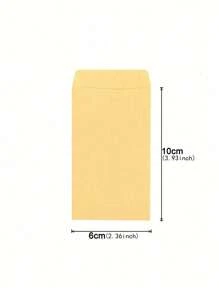 SHEIN 50Pcs Kraft Paper Bag Mini Envelope Wedding Party Invitation Greeting Cards Paper Gift Bag,Christmas - Multicolor - View 15