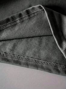 Exquisite Shirts, Staid Shirts, Satirical Shirts, Interesting Skeleton Shirts, Holiday Shirts, Comfortable Colors, Suitable For Rebellious Youth, Pink Flame Ladies T-Shirt - Dark Grey - View 4