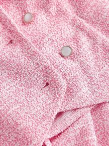 SHEIN MOD Conjunto de 2 piezas de top sin mangas y pantalones para uso diario y casual en talla grande, conjunto de mujer color rosa para otoño/invierno - Rosa - Ver 9