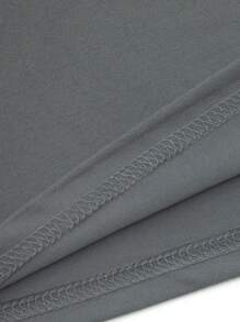 EMERY ROSE 女式加大秋季万圣节时尚 T 恤，休闲圆领上衣，可机洗，不透明