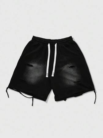 Street Life Pantalones cortos deportivos con estampado de caballo vintage y desgastado, aptos para uso diario en primavera/verano