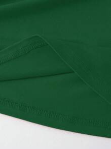 EMERY ROSE Áo phông chữ lớn thường ngày trở lại trường cỡ lớn dành cho nữ Áo phông họa tiết dành cho nữ - Màu xanh lá cây đậm - Xem 4