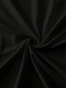 SHEIN EZwear 女士字母印花圆领短袖休闲 T 恤