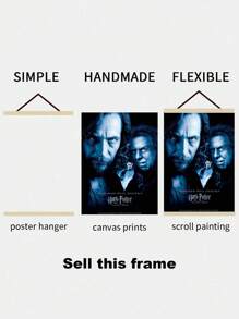 HARRY POTTER X SHEIN 图形海报非常适合家庭、客厅、卧室、办公室、浴室、厨房装饰，适合客厅、卧室和餐厅 - 彩色 - 查看 5