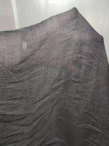 Swim Lushoire 女士夏季海滩高腰系带喇叭袖拼接蕾丝优雅度假连衣裙（含外套） - 黑色 - 查看 6