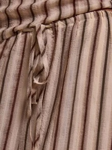MUSERA Pantalones anchos de pierna ancha con cintura de cordón, solo se ajusta a Ibiza, para vacaciones, playa sexy, romántica, elegante, ocasión, cumpleaños, estilo bohemio