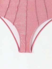 Swim Oasis 2 件套夏季新款高端闪亮材质贝壳装饰聚拢泳衣，女士连体泳衣