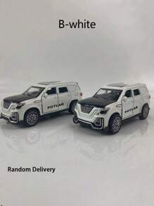 圣诞节新款合金汽车模型四开门玩具Suv车越野玩具车可当万圣节圣诞节礼物 - 彩色 - 查看 17
