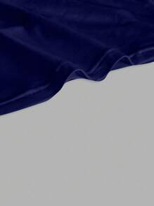 SHEIN EZwear 女士休闲海星、花朵和贝壳图案海军蓝紧身露背背心，适合夏季 - 彩色 - 查看 5