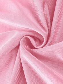 SOLERSUN 夏季女士婚礼派对优雅杏色针织亮面面料不对称露肩无袖拼接收腰修身鱼尾裙摆长裙