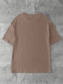 INAWLY Plus Size Letter And Graphic Print Round Neck Casual Short Sleeve T-Shirt Graphic Tees Women Tops