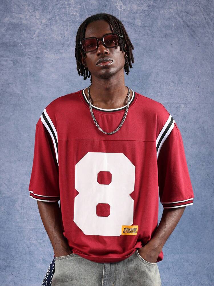 Varsity Jersey Number 8 Team Style Tee