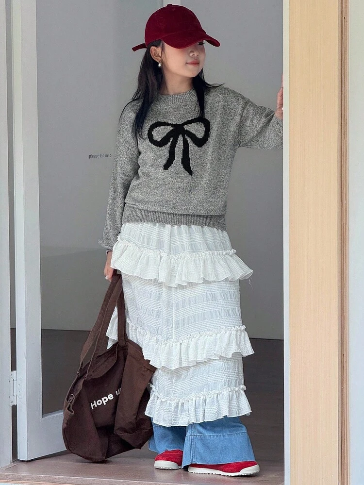 Tween Girls Daily Casual Sweater, Fall