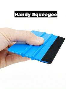 Car Film Squeegee Set - Flocked Foam Applicator Kit For Window Tint/Color Wrap Installation Tools