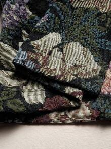 Elenzga Fashionable Vintage Plus Size Jacket Vest With Pearl Button Decor, Versatile Suitable For Gatherings, Parties, Valentine's Day - Multicolor - View 9