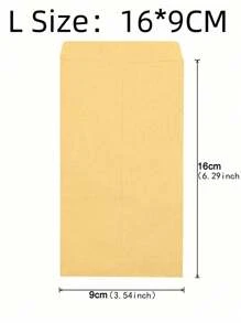 SHEIN 50Pcs Kraft Paper Bag Mini Envelope Wedding Party Invitation Greeting Cards Paper Gift Bag,Christmas - Multicolor - View 18