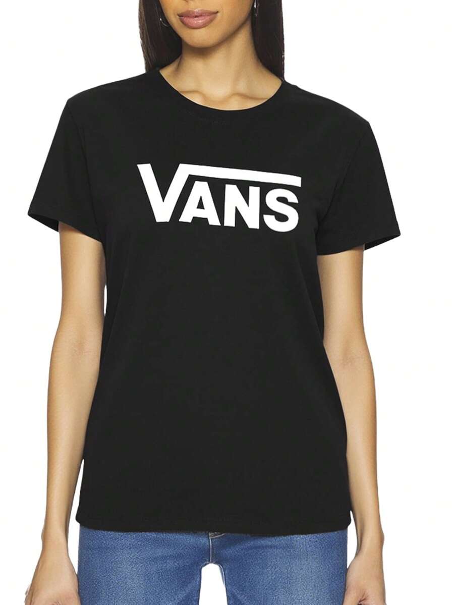 Vans Áo thun Flying V Crew màu đen FLYING V - màu đen - Xem 1