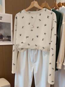 INAWLY Women Casual Versatile Slim Fit Long Sleeve T-Shirt