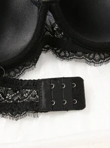 1 Áo ngực không dây ren chắp vá gợi cảm lãng mạn cho phụ nữ ngực nhỏ - Nhiều màu - Xem 5