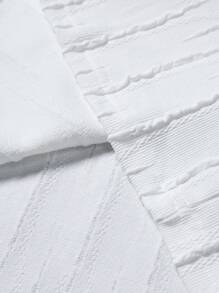 Manfinity Homme 男士休闲纯色纹理短袖T恤，夏季