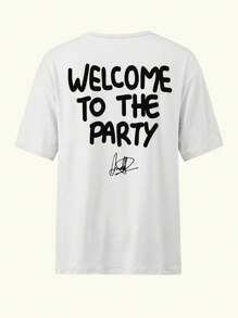 Camisetas retro de mujer con estampados gráficos de personajes callejeros, elementos de hip-hop para uso diario en primavera y verano