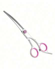 Bộ kéo cắt tỉa lông chuyên nghiệp cho chó mèo được trang bị kéo cong và lược thép không gỉ, cắt tóc, tỉa lông, kéo uốn, cắt tóc, kéo phẳng, kéo cắt mái, kéo cắt tóc mái, tông đơ cắt tóc, đồ dùng cần thiết cho mèo - Nhiều màu - Xem 6