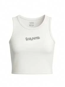 Vans Top corto entallado de tipo "Marshmallow" - Blanco - Ver 4
