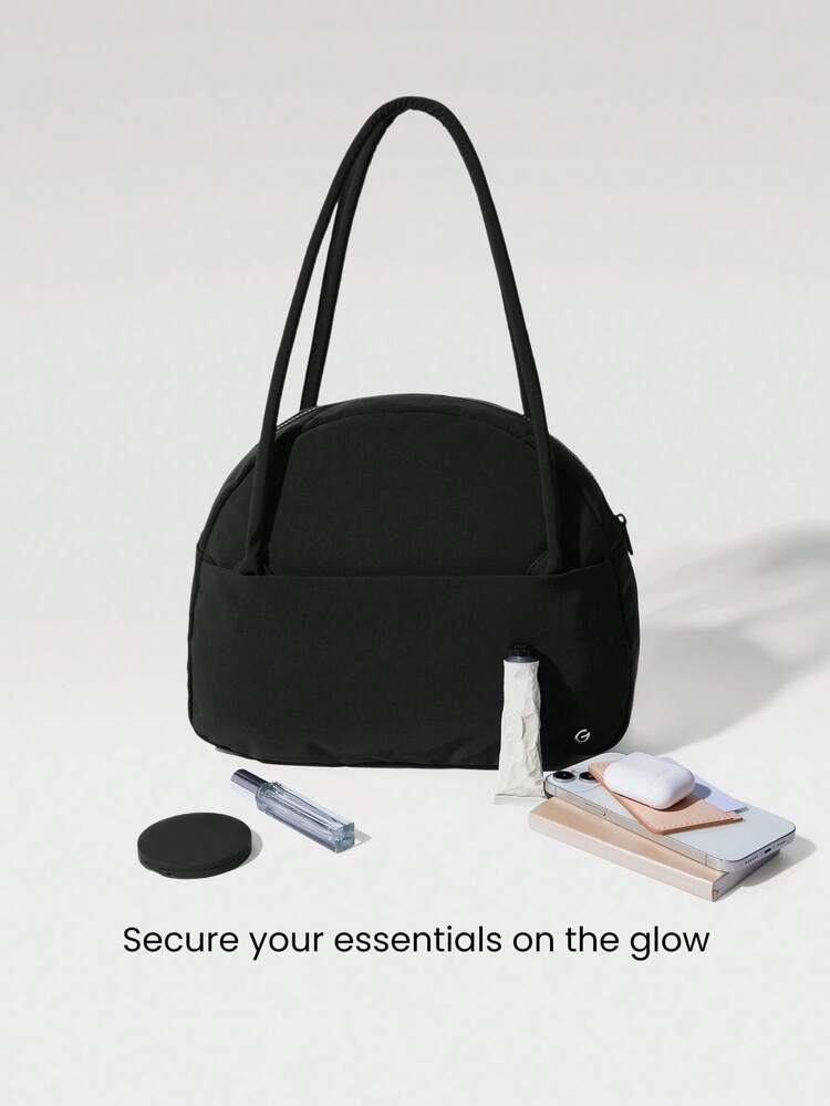 防水収納コンパートメント ジッパーポケット ボウリングバッグ ジム スタジオ 旅行 デイリーカジュアル