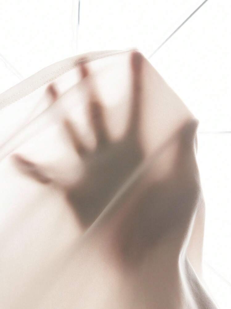 少女休闲简约清新假日风格时尚字母标语和芙蓉花图案圆领短袖 T 恤，夏季花卉上衣 - 白色 - 查看 5