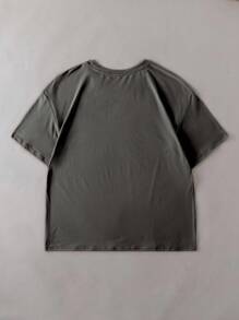 INAWLY Solva Plus Size Portrait Print Casual Summer Holiday Round Neck Short Sleeve T-Shirt