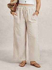 Zelara Quần ống đứng ống rộng kẻ sọc buộc eo cỡ lớn cho nữ Quần nữ Quần ống rộng kẻ sọc nhiều màu Old Money, Kỳ nghỉ, Trở lại trường, Quần Old Money, Giáo viên, Sân bay, Đơn giản & Thời trang, Trang phục thường ngày, Đi làm Quần công sở tối giản Old Money, Đi làm hàng ngày & Thiết yếu cho hoạt động ngoài trời, Tiệc tùng cá nhân thanh lịch, Thanh lịch và thời trang khi đi làm, Phong cách Siren văn phòng, Phong cách kỳ nghỉ, Ngày lễ, Boho/Bohemian, Thích hợp cho mùa xuân, mùa hè và mùa thu Phong cách thường ngày rộng rãi Quần Navycore dành cho nữ Quần Navycore Hàng hải thường ngày dành cho nữ Sân bay Mùa thu Trường học cỡ lớn Phong cách Old Money dành cho nữ - Màu be - Xem 3