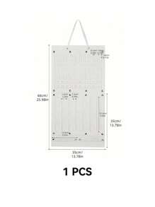 SHEIN 1pc Felt Hanging Jewelry Organizer, Earrings Storage Hanging Bag, Hair Accessories Hairpin Storage Bag, Wall Hanging Jewelry Display Shelf, Necklace Ring Earrings Storage Bag, Hanger, Wall Decor,School Stuff,Jewellery Organizer,Simple Multifunctional Felt Jewelry Display Case Christmas For Holiday Gift Giving,Back To School