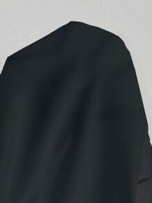 Selianne Áo khoác blazer cổ ve trơn màu không tay thường ngày cho nữ, mùa thu - Màu xám đen - Xem 8