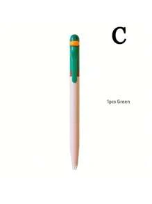 SHEIN Duck Pens Fingertip Small Pulley Roller Skating 0.5mm Ballpoint Black Color Gel Ink For Writing Office School Back To School