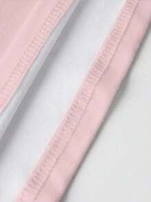 INAWLY Camiseta corta rosa de mujer de corte slim con elegante estampado floral de rosas al estilo resort