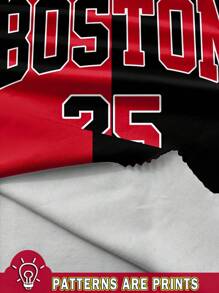 SHEIN EZwear 女士休闲露背上衣，数码印花字母图案，适合夏季、度假、音乐节和返校季穿着，波西米亚风格