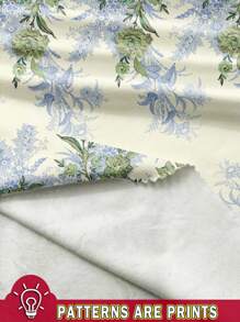 Modelyn 夏季度假荷叶边美人鱼荷叶边紧身连衣裙，带定位印花 - 彩色 - 查看 3