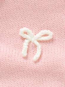 SHEIN 1pc Cute Baby Romper Jumpsuit, White Strap Dress With Pink Bow And Ruffle Trim Baby Girl Romper Baby Girl Summer Outfit Baby Girl Bow Romper Knit Baby Romper Baby Girl Overalls Baby Girl Knit Romper Fall Winter