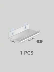 1pc Acrylic Storage Shelf Wall Decor, Wall Storage Hanger Racks, Display Cabinet,Stationery Storage, Multi-Purpose Storage Rack,Floating Shelves For Girls Toys,Doll, Photo Frame, Display Shelf Organizer For Bathroom, Bedroom, Living Room Decor, Kitchen Decor, Room Decor, Christmas For Holiday Gift Giving - Clear - View 12