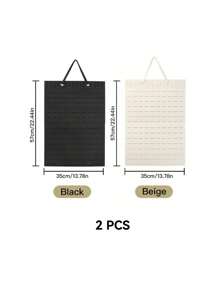 1Pc Felt Hanging Jewelry Organizer, Earrings Storage Hanging Bag, Wall Hanging Jewelry Display Shelf, Necklace Ring Earrings Storage Bag, Jewellery Organizer,Simple Multifunctional Felt Jewelry Display Case Valentine's Day - Multicolor - View 13